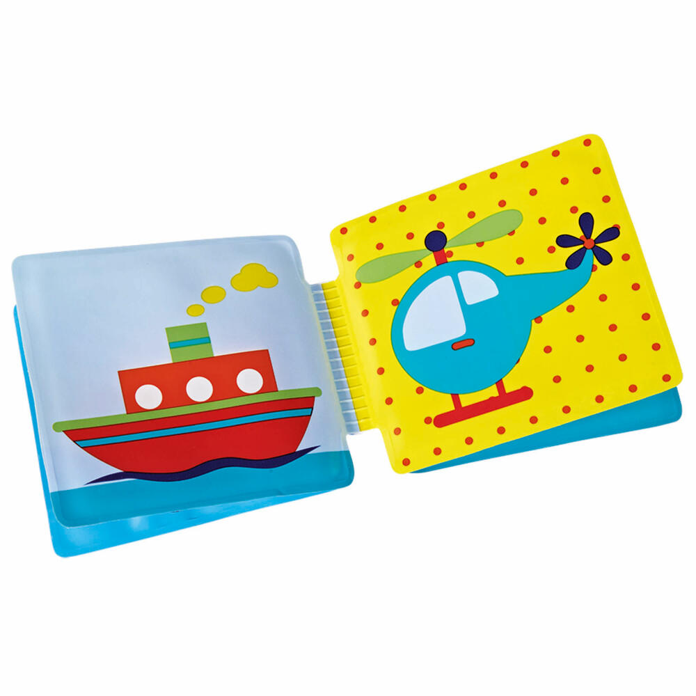Simba ABC My First Book, Learning Book, Vehicles, Waterproof, with Squeaker, Children, Baby, Toy, 10cm, 104011641