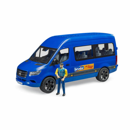 Bruder MB Sprinter Transfer with driver, bus, toy car, toy car, 02681