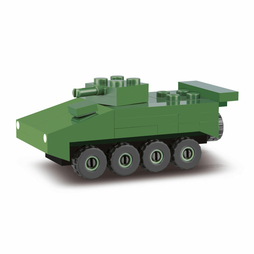 COBI World War 2 LAV III APC, Fahrzeug, Militär, Soldaten, Figur, Konstruktionsbausteine, 56 Teile, 2241