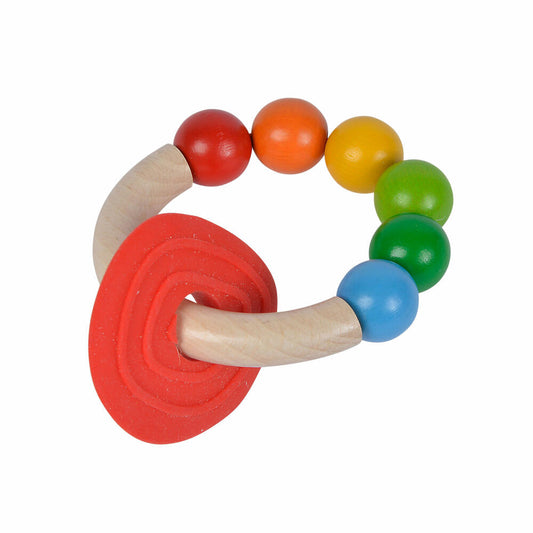 Eichhorn Baby Grasping Toy with Bite Plate, Chewing Ring, Teething Ring, Toy, 100017047