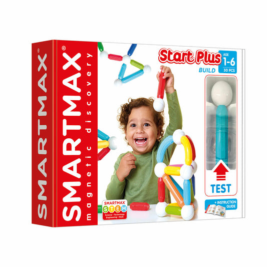 SmartMax Start Plus, 30-tlg., mit Try me-Funktion, Konstruktionsspielzeug, Magnet Spielzeug, Bausteine, SMX 310