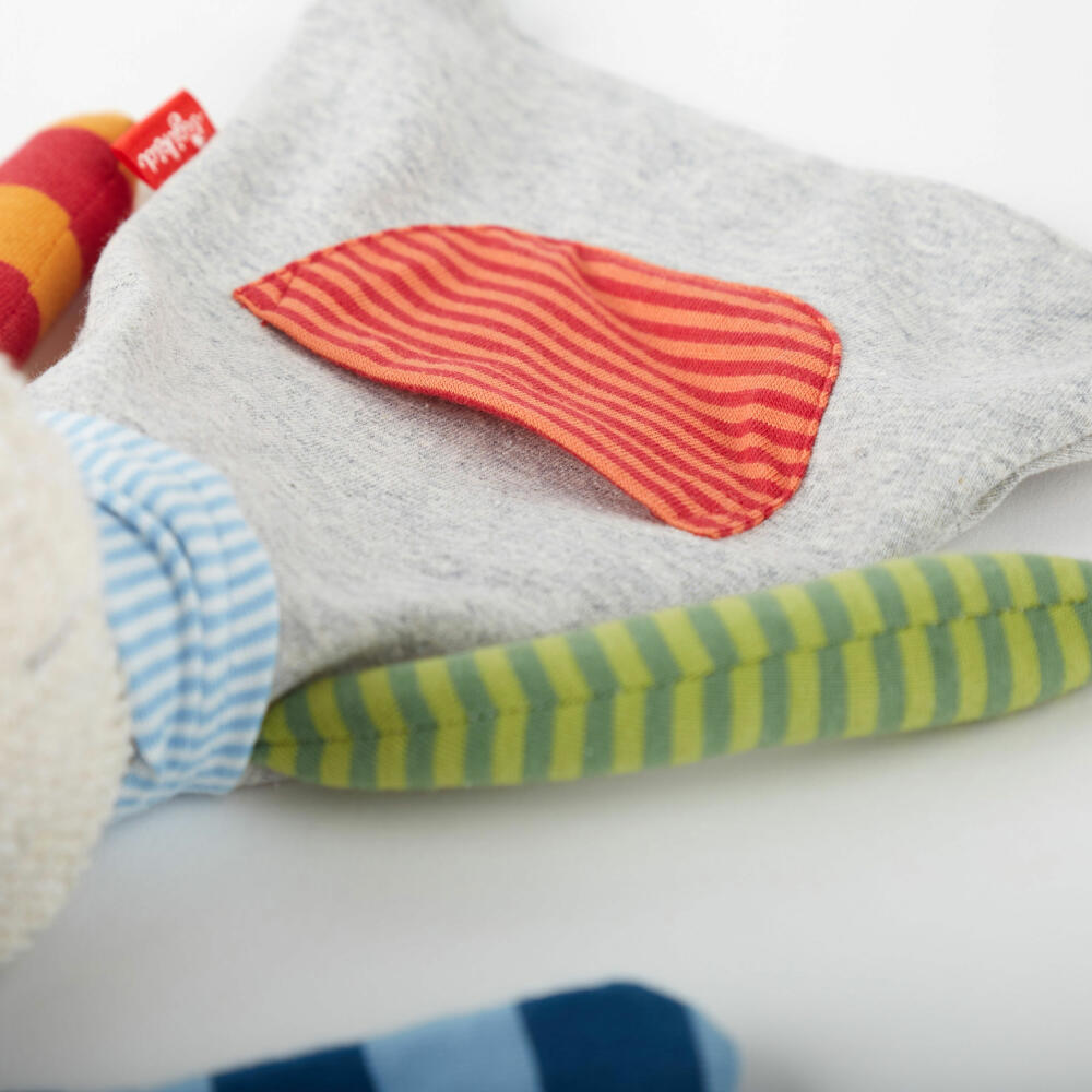 sigikid Schnuffeltuch Ringel Dingel, Schmusetuch, Kuscheltuch, Babytuch, Schnuffel Tuch, Babyspielzeug, Baby Spielzeug, 41274