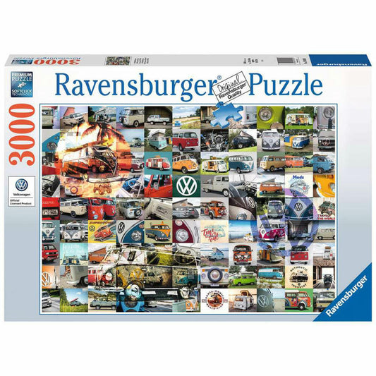 Ravensburger Puzzle 99 Bulli Moments, adult puzzle, 3000 pieces, 16018