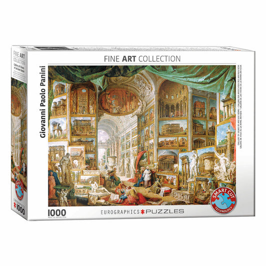 Eurographics Puzzle Ancient Rome by Paolo Pannini, Smart Cut, 1000 pieces, 68 x 48 cm, 6000-5907