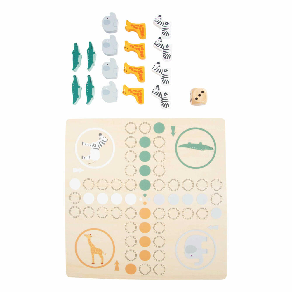 Legler Small Foot Ludo Safari, Spielzeug, ab 4 Jahre, 11697
