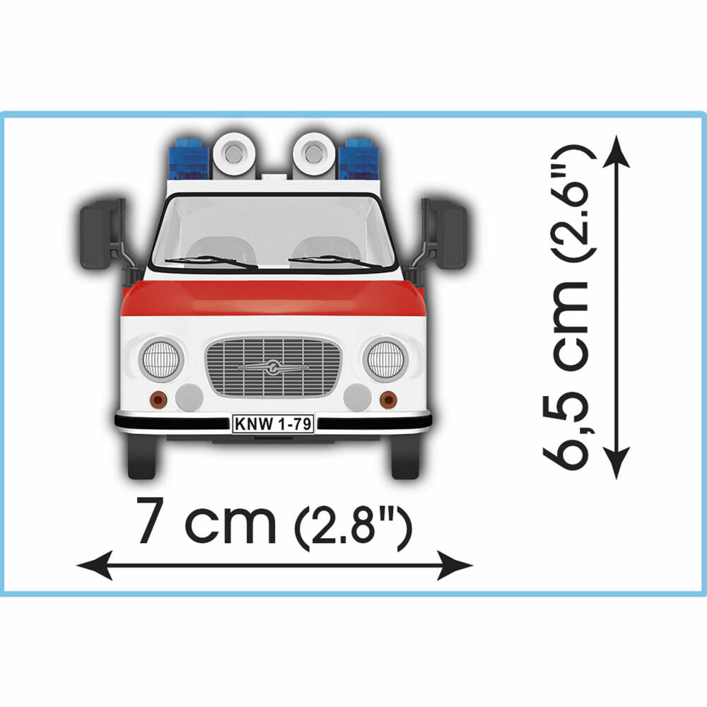 COBI Youngtimer Collection Barkas B1000 SMH3, Car, Vehicle, Collectible Cars, Toys, Games, Construction Blocks, Plastic, 215 Parts, 24595