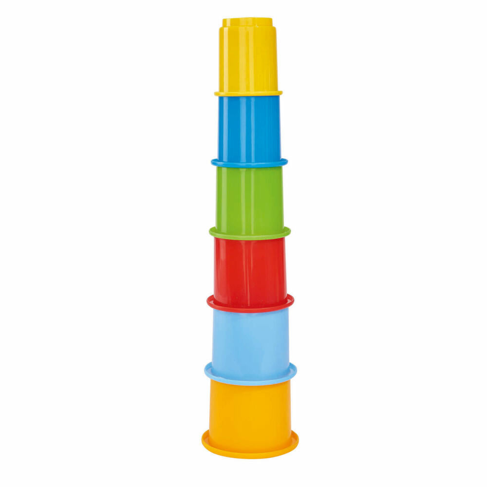 Simba ABC Stacking Pyramid Set, 6 pcs., Stacking Cups, Stacking Buckets, Children, Baby, Toys, 104018143