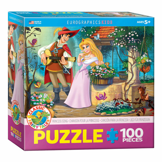 Eurographics Puzzle Lied für Prinzessin, Kinderpuzzle, 100 Teile, 48 x 33 cm, 6100-0726