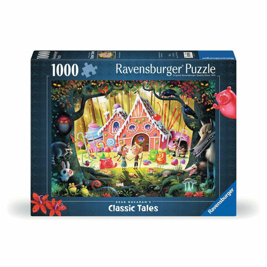 Ravensburger Puzzle Hänsel und Gretel, Erwachsenenpuzzle, 1000 Teile, 12000415