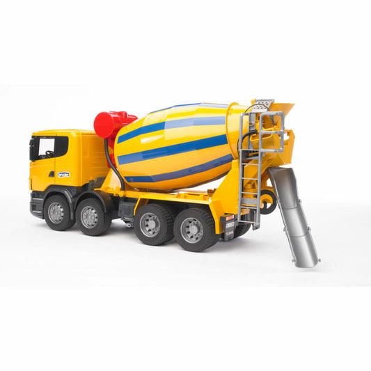 Bruder Construction Vehicles Scania R-Series Concrete Mixer Truck, Concrete Mixer, Model Vehicle, Model Vehicle, Toy, 03554