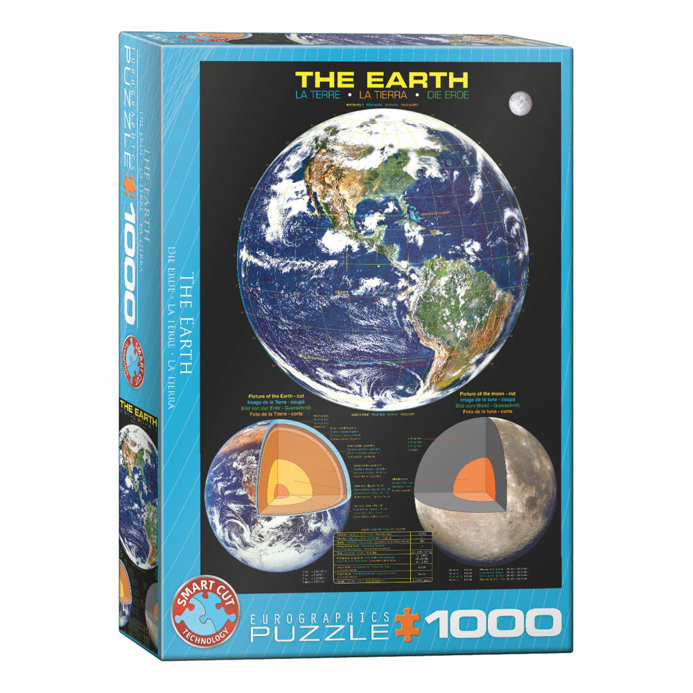 Eurographics Puzzle The Earth, Planet, 1000 pieces, 68 x 48 cm, 6000-1003