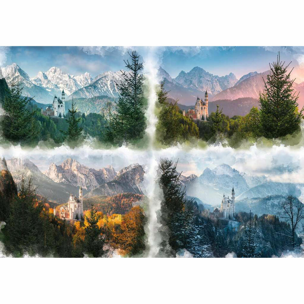 Ravensburger Puzzle Märchenschloss in 4 Jahreszeiten, Erwachsenenpuzzle, 18000 Teile, 16137