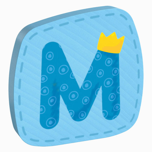 HABA wooden letter M, letters, door sign, wall, decoration, children's room, child, baby, 302458