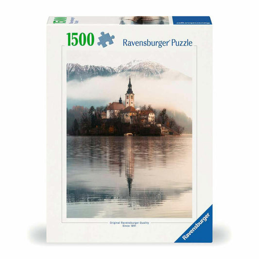 Ravensburger Puzzle Die Insel der Wünsche, Bled, Slowenien, Erwachsenenpuzzle, 1500 Teile, 12000740
