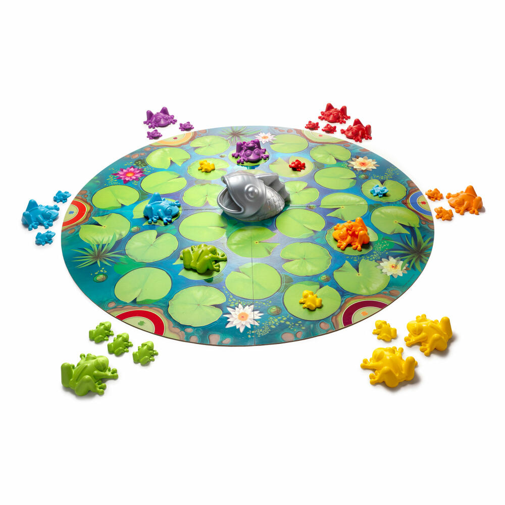 Smart Games Family Game Fish Alarm in the Frog Pond, Thinking Game, Children's Game, Children's Game, from 6 years, SGM 501 DE