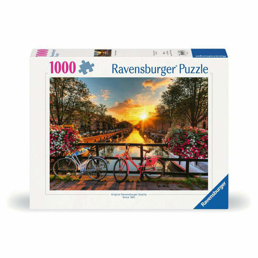 Ravensburger Puzzle Fahrräder in Amsterdam, Erwachsenenpuzzle, 1000 Teile, 12000662
