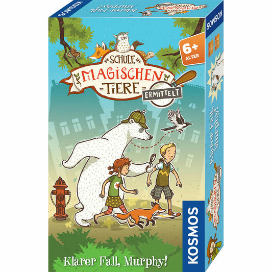 KOSMOS Die Schule der magischen Tiere ermittelt - Klarer Fall, Murphy!, Kartenspiel, Kinderspiel, 712631