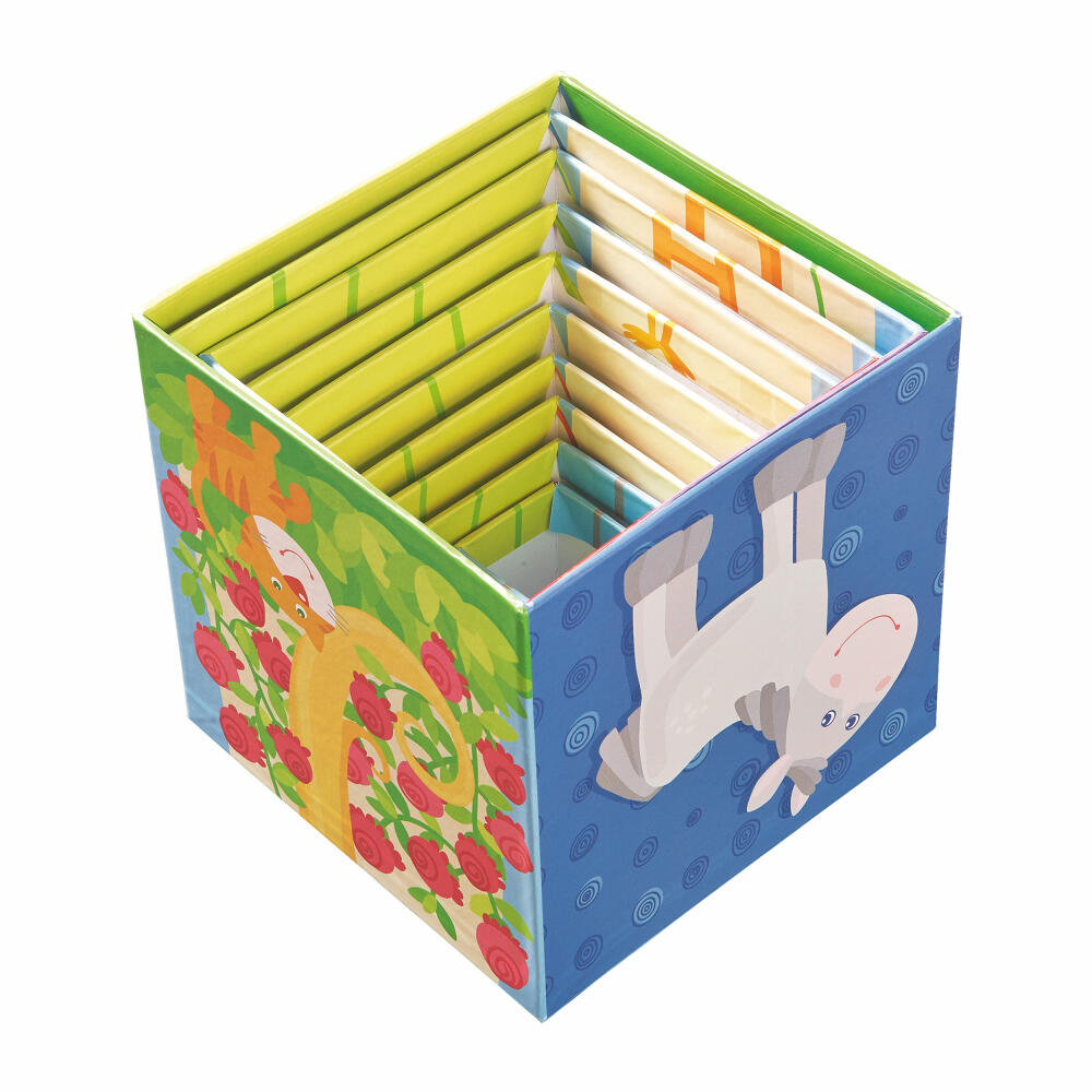 HABA stacking cubes Rapunzel, 10 pcs., plug-in game, stacking game, sorting game, toy, 302030