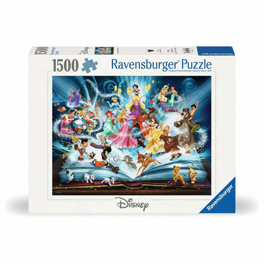 Ravensburger Puzzle Disney's Magical Storybook, Adult Puzzle, 1500 Pieces, 12000710