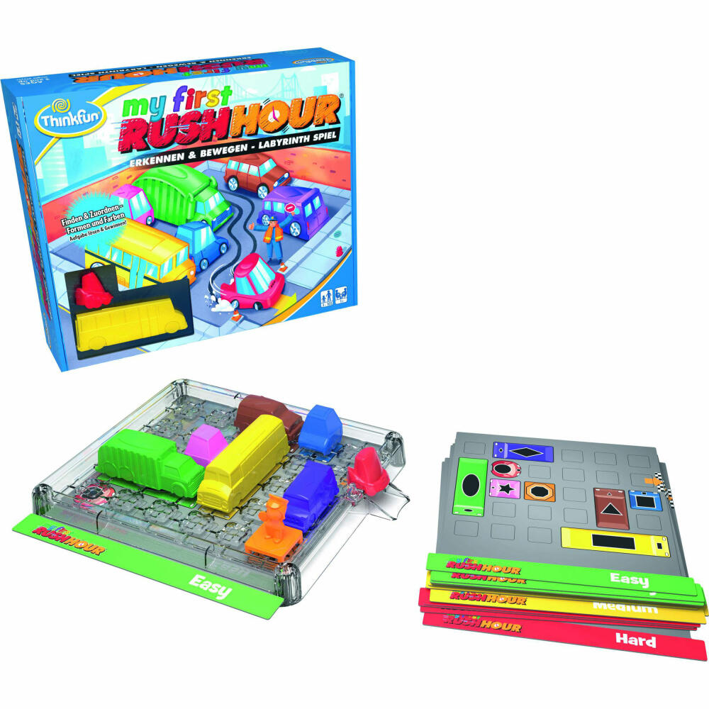 Ravensburger ThinkFun My first Rush Hour, Labyrinth Game, Children's Game, Logic Game, 76412