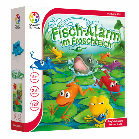 Smart Games Family Game Fish Alarm in the Frog Pond, Thinking Game, Children's Game, Children's Game, from 6 years, SGM 501 DE