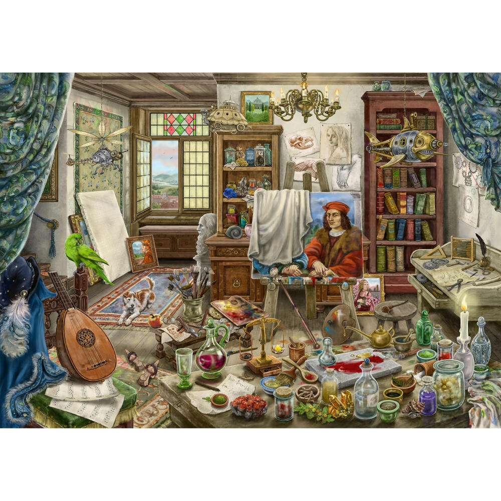 Ravensburger EXIT Puzzle Artist's Studio, Adult Puzzle, Puzzle Game, 759 Pieces, 16782
