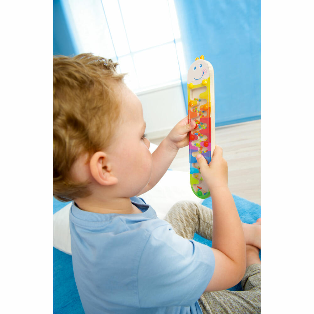 HABA Regenmacher Wurm, Kinderspiel, Kinder Spiele, Geschicklichkeitsspiel, Spielzeug, 302593