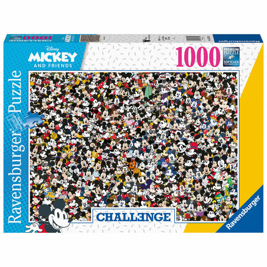 Ravensburger Puzzle Challenge Puzzle - Mickey, Adult Puzzle, Adult Puzzles, 1000 Pieces, 16744