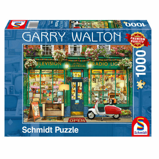 Schmidt Spiele Garry Walton Electronics Shop, 1000 pieces, adult puzzle, puzzle, plug-in puzzle, 59605