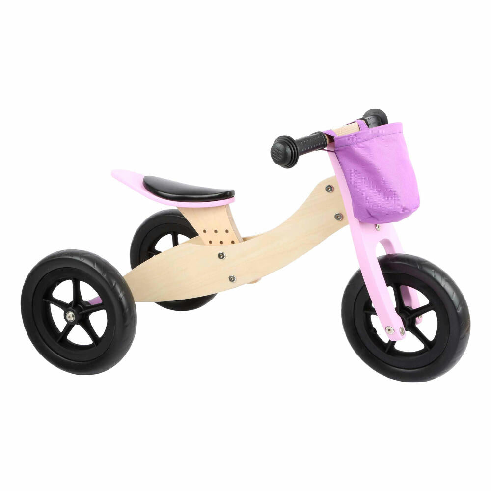 Legler Small Foot Laufrad-Trike Maxi 2 in 1 Rosa, Spielzeug, ab 12 Monate, 11611