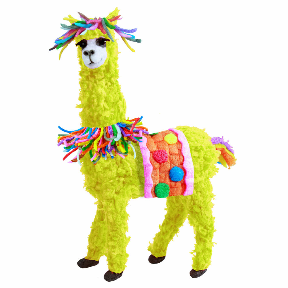 fischerTIP Alpaca, Kreativ- und Bastelmaterial ohne Klebstoff, Kinder Spielzeug, Malen, Schneiden, Pressen, Formen, Motorikspielzeug, 548968