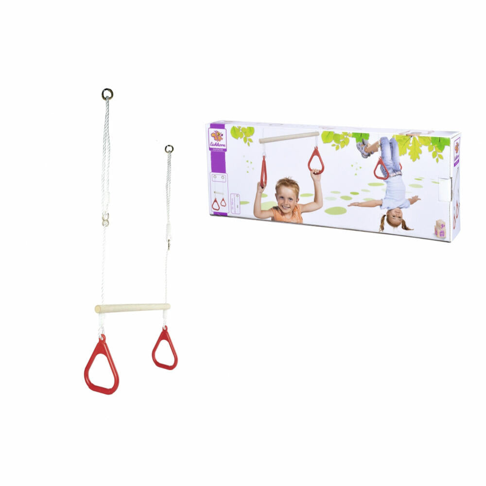 Eichhorn Outdoor Gymnastics Set 2in1, Swing, Trapeze, Play Equipment, Gymnastics Equipment, Garden, Toy, 100004510