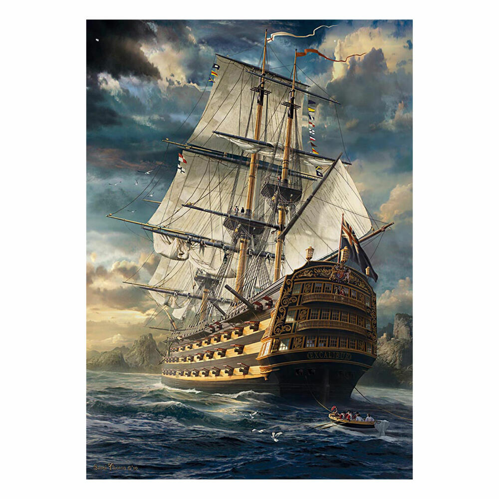 Schmidt Spiele Segel gesetzt! Puzzle, Erwachsenenpuzzle, Standard, 1000 Teile, 58153
