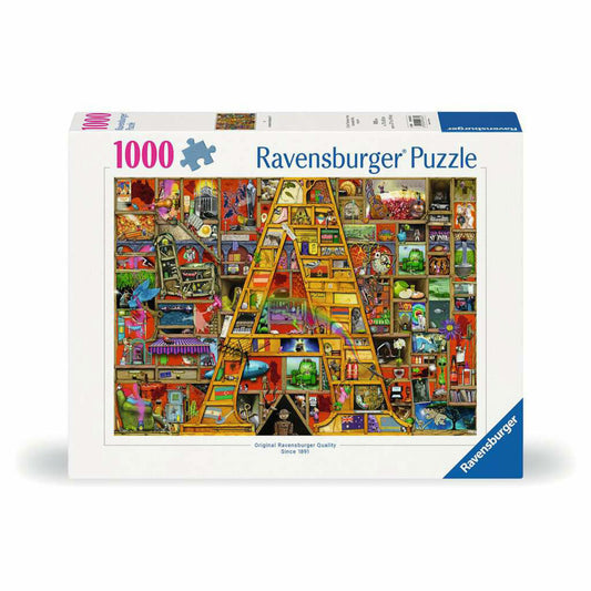 Ravensburger Puzzle Awesome Alphabet A, Erwachsenenpuzzle, 1000 Teile, 12000333