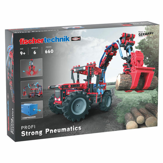 Fischertechnik Strong Pneumatics, 660-tlg., Pneumatik Modelle, Baukasten, Konstruktionsspielzeug, 559876