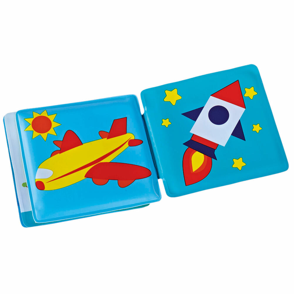 Simba ABC My First Book, Learning Book, Vehicles, Waterproof, with Squeaker, Children, Baby, Toy, 10cm, 104011641