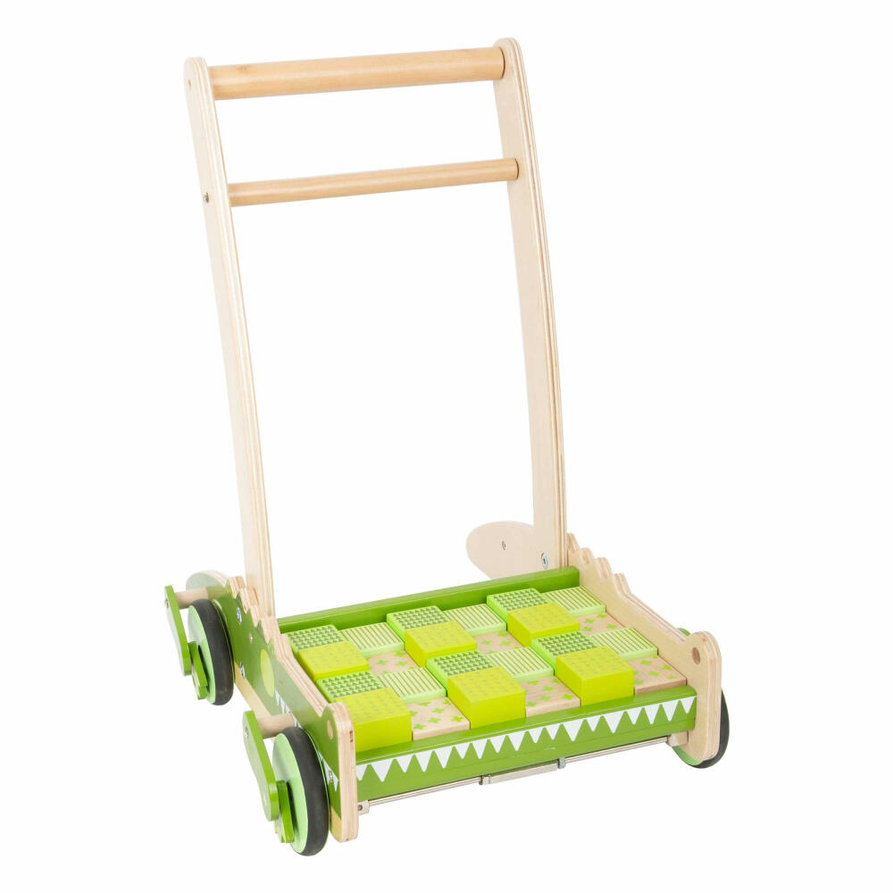 Legler Small Foot Lauflernwagen Krokodil, Spielzeug, ab 12 Monate, 11738