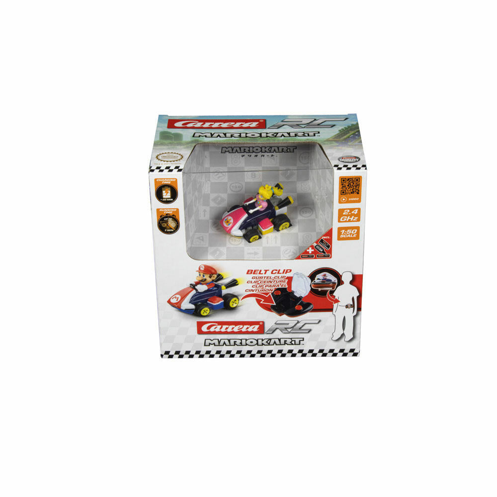 Carrera Mario Kart Mini RC Peach, remote-controlled car, car, racing vehicle, Carrera RC CARS, 2.4 GHz, 370430006P