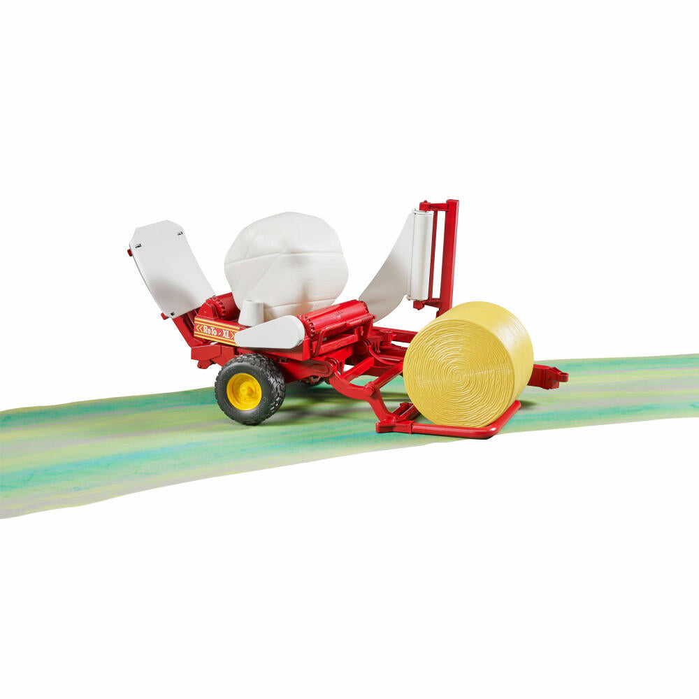 Bruder Agriculture Bale Wrapper with Round Bales, Model Vehicle, Model Vehicle, Toy, Accessories, 02122