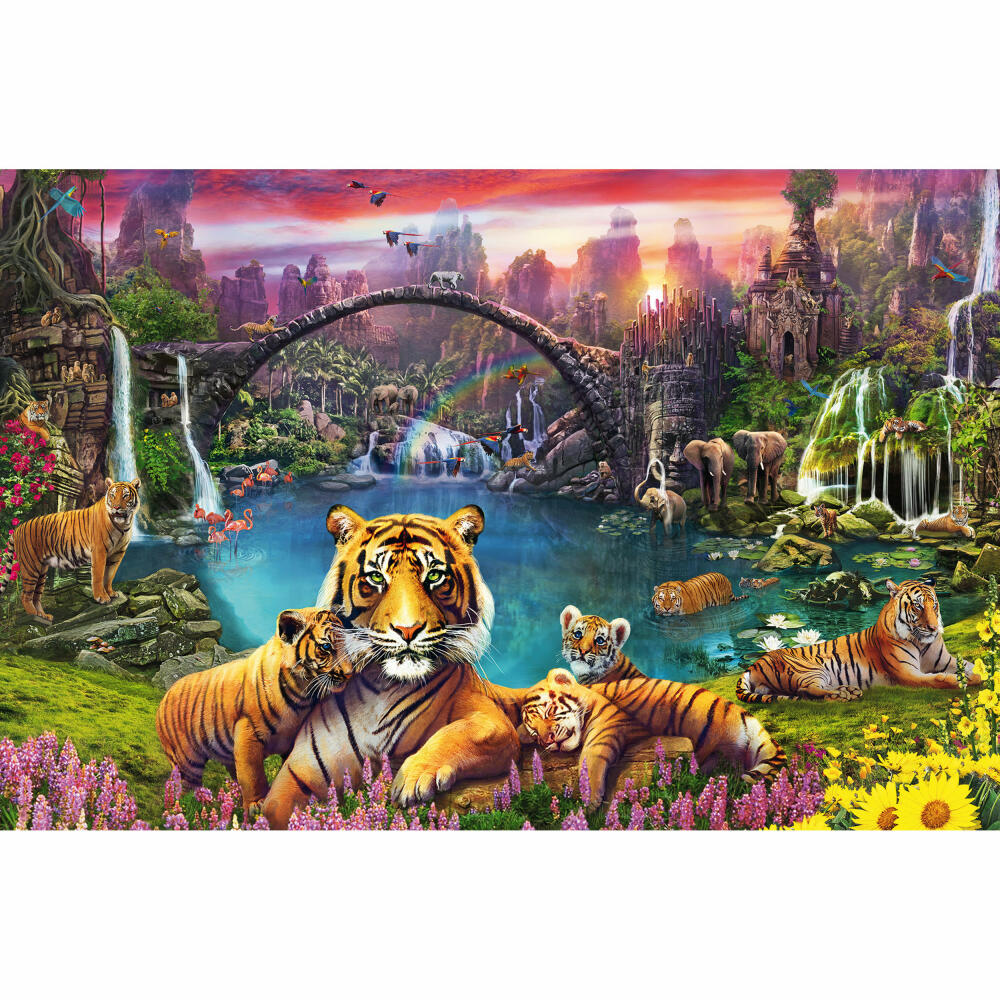 Ravensburger Puzzle Tiger in a Paradisiacal Lagoon, Adult Puzzle, Adult Puzzles, 3000 Pieces, 16719