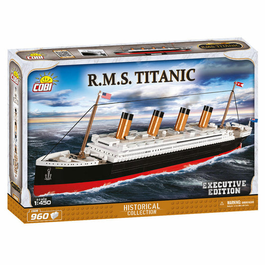 COBI Historical Collection Titanic Executive Edition, Kreuzfahrtschiff, Schiffe, Kreuzer, Modell, Konstrukstionsbausteine, Kunststoff, 960 Teile, 1928