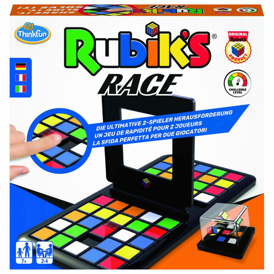 Ravensburger Rubiks Race, family game, thinking game, logic game, puzzle game, family game, 76399