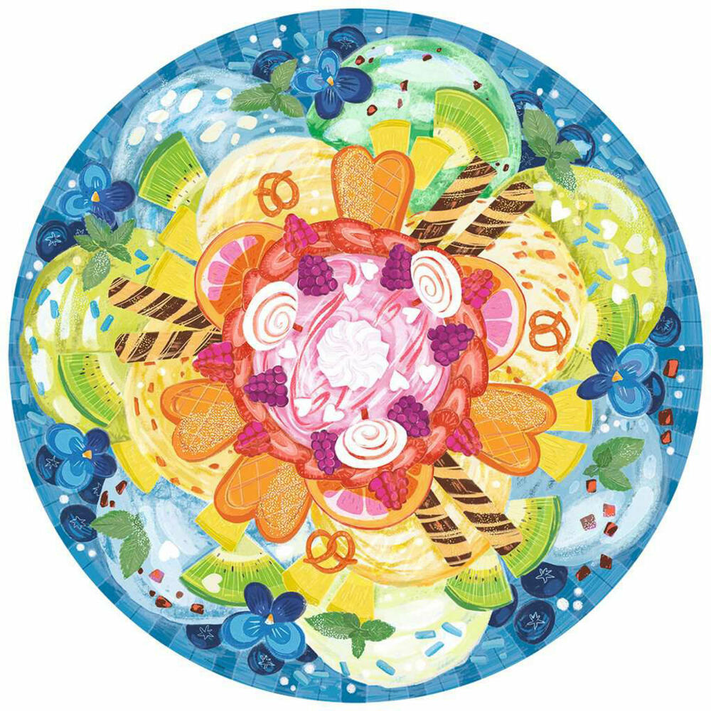 Ravensburger Puzzle Circle of Colors Ice Cream, adult puzzle, 500 pieces, from 12 years, 17348