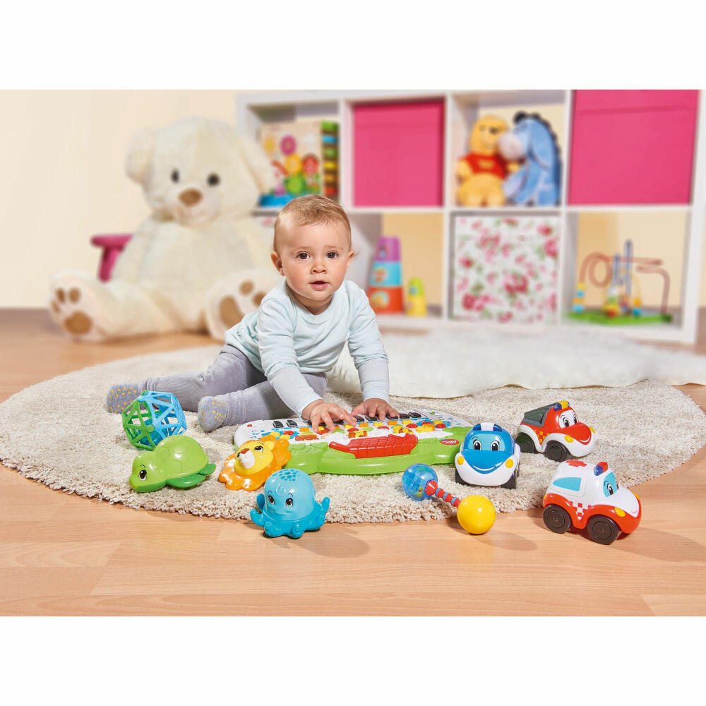 Simba ABC Badekrake, Kinder, Baby Spielzeug, Badespielzeug, Krake, Wasserfontäne, 104010023
