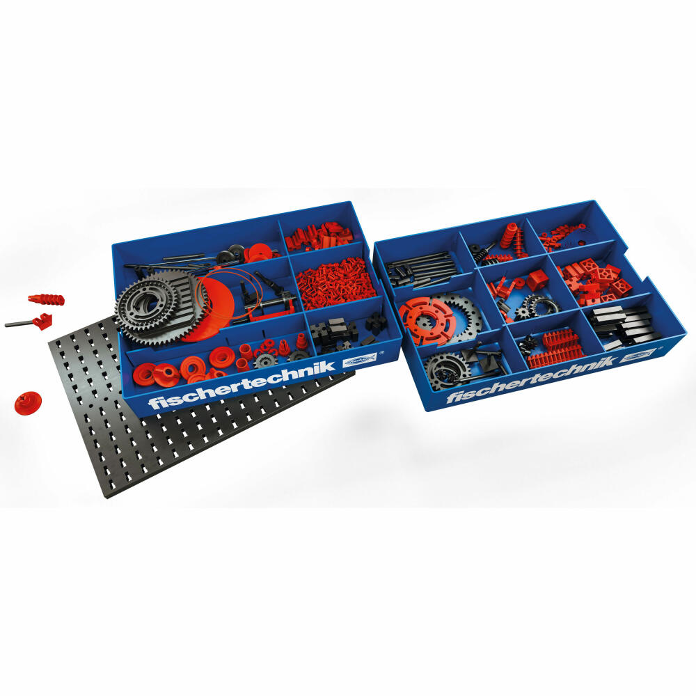 fischertechnik Plus Creative Box Mechanics Bauteileset, 290-tlg., Einzelteile, Bauteile, Technik, Baukasten, ab 7 Jahre, 554196
