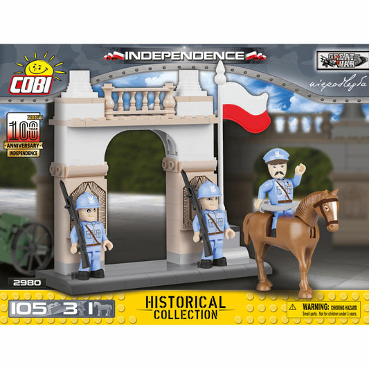 COBI Small Army Independence, Militär, Soldaten, Sondermodell, Spielzeug, Konstruktionsbausteine, 105 Teile, 2980