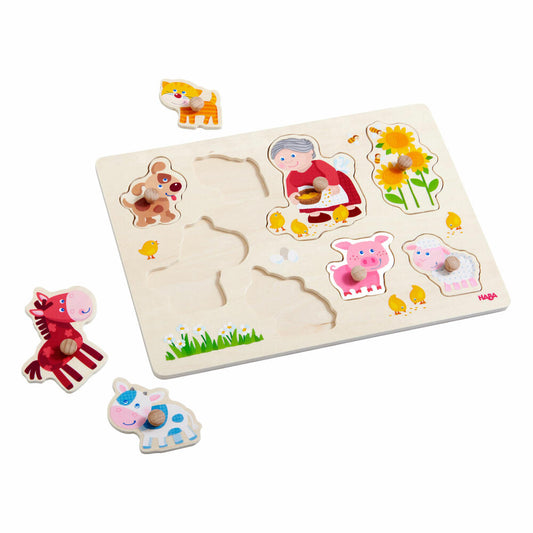 HABA Greifpuzzle Oma Lenis Tiere 0303183