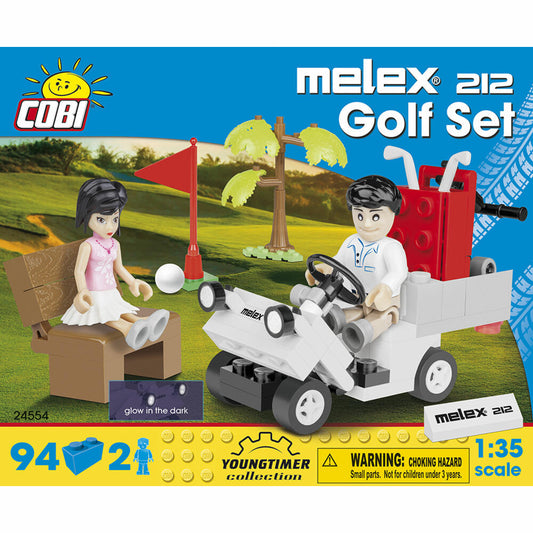COBI Youngtimer Collection Melex 212 Golf Set, Auto, Fahrzeug, Sammelautos, Spielzeug, Spielen, Konstruktionsbausteine, 94 Teile, 24554