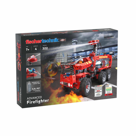 fischertechnik Firefighter, 322 pcs., construction kit, construction toy, fire brigade, toy, from 7 years, 564069