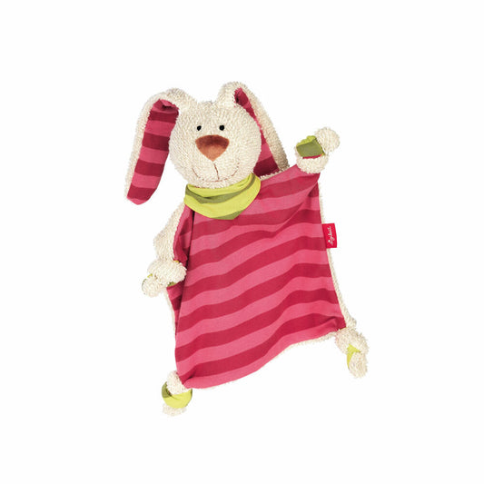 sigikid Schnuffeltuch Hase, Schmusetuch, Kuscheltuch, Babytuch, Schnuffel Tuch, Babyspielzeug, Baby Spielzeug, Baumwolle, 40594
